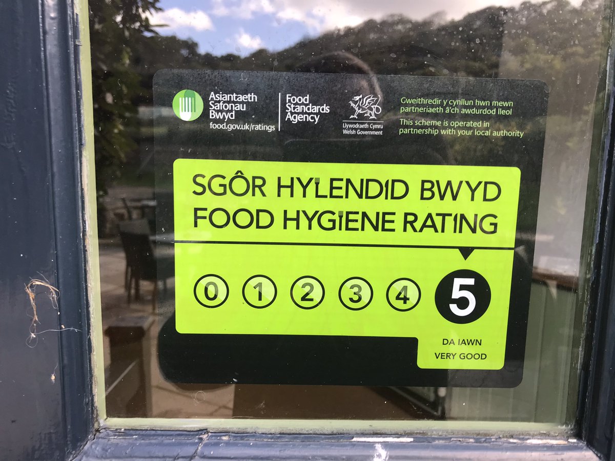 Pleased to maintain our 5 Score on the Door after an inspection from Environmental Health this week 👍