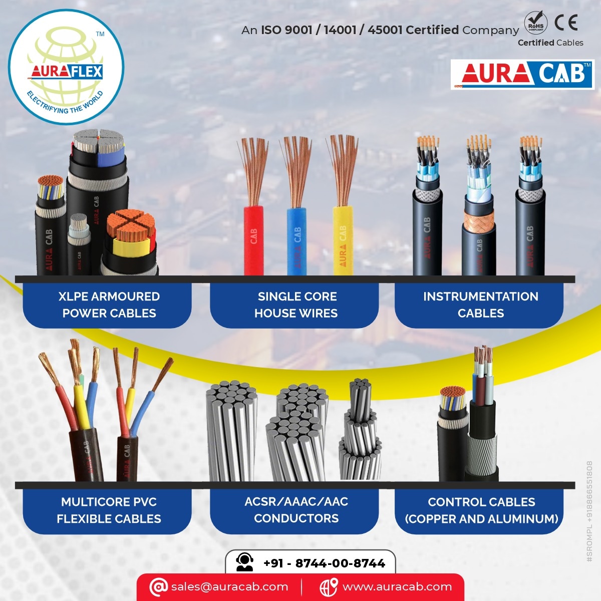 auracabcables's tweet photo. 🌐 https://t.co/CQWEZY0kvb
📞 +91-8744-00-8744
.
#xlpearmouredpowercables #singlecorehousewire #instrumentationcables #mukticorepvcflexiblecables #multicorepvcflexiblecables #ACSR #AAAC #AAC #conductors #controlcables #AuracabEnergisingGujarat #AuracabEnergising #wires #cables https://t.co/f6cmfdpkwa