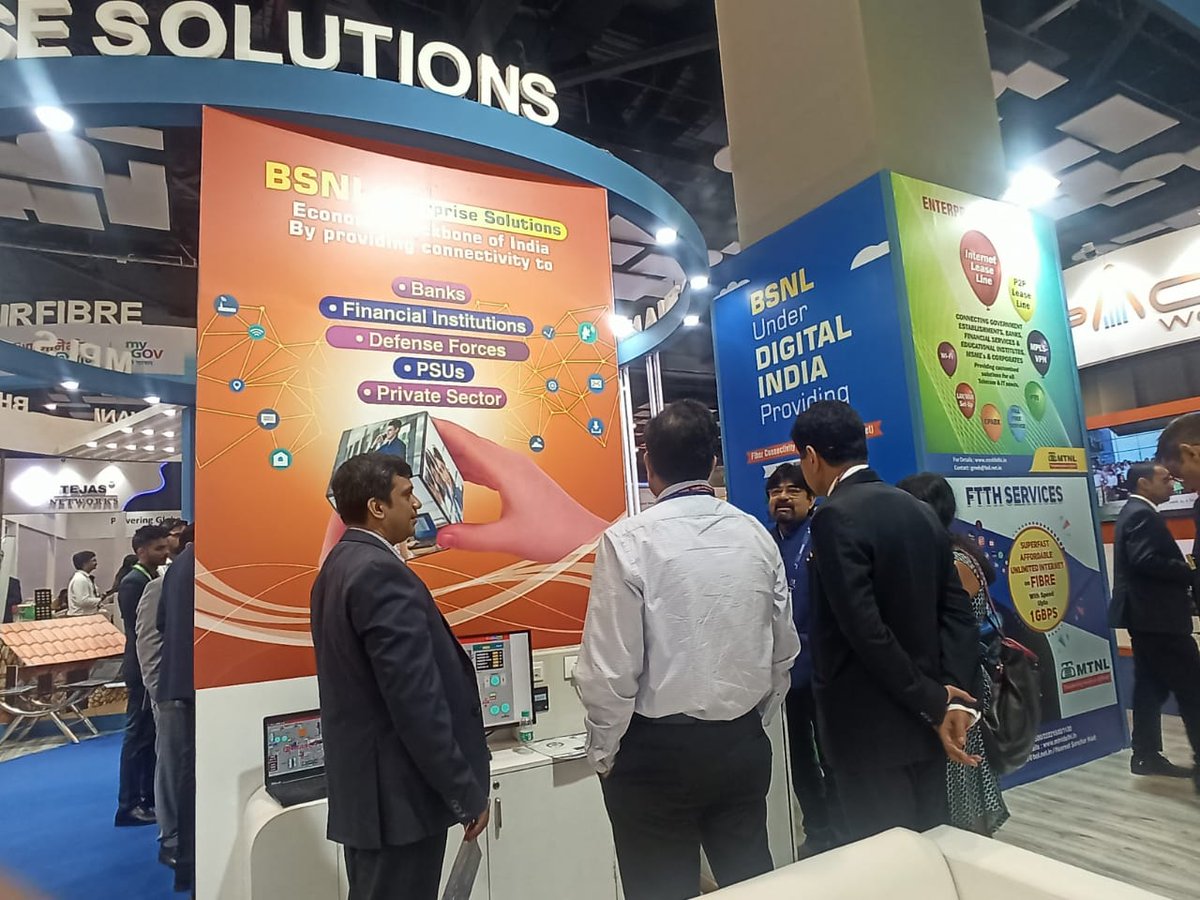 BSNLCorporate's tweet photo. #BSNLatIMC
First day of #IMC2022,  Visit #BSNL at stall no.-64, hall No.- 5A, Pragati Maidan.
@exploreIMC @ConnectCOAI @DoT_India https://t.co/n6grfPI8Qd