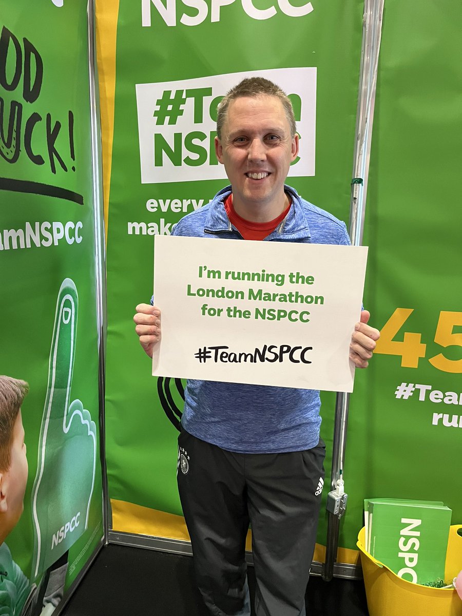 MrXMillank's tweet photo. It’s official. I’m in!! Got my number. 24 hours till I start @LondonMarathon in aid of @NSPCC https://t.co/FH3hUrHyhd