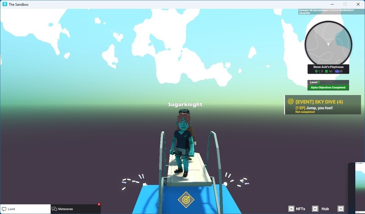 addisonp1451's tweet photo. @TheSandboxGame @steveaoki I just participated in the #SandboxAlphaS3Giveaway for a chance to win 500 SAND! Found the high diving board in @steveaoki's Playhouse, check out my screenshot below!
👇 https://t.co/VyvzX0snY7