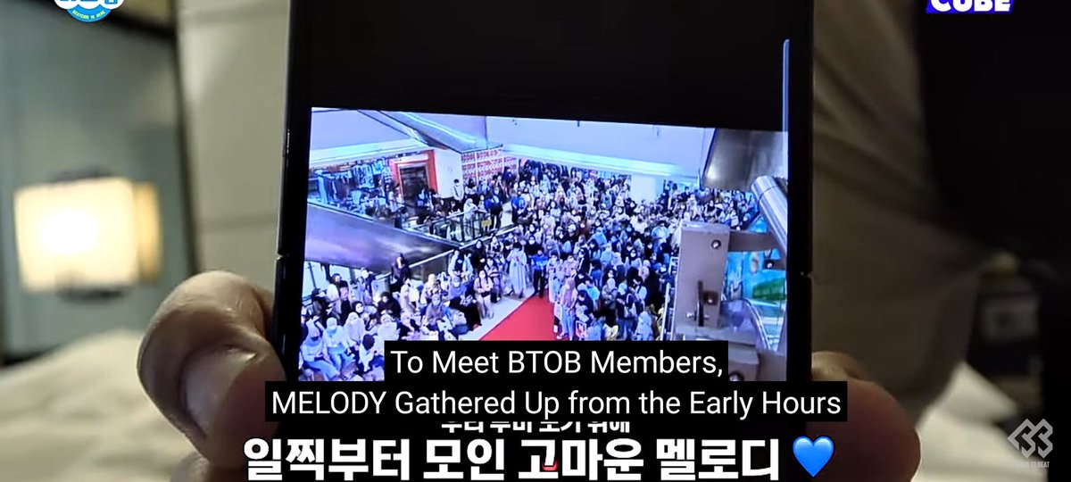 GeMelLoveSik's tweet photo. Eunkwang watched us ๐ญ๐ญ
BTOB watched our event Melody ๐ญ๐ญ
#CHOTHAFEST https://t.co/RTlje83uHz