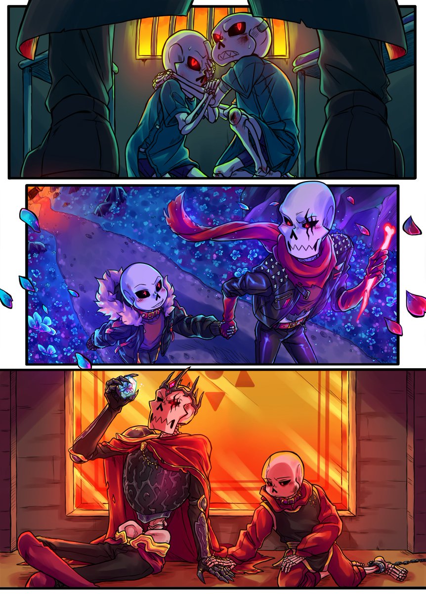 Amortem_kun's tweet photo. My contribution for the @BoneBros2022 Zine~ my lil freedom seekers.. #TotheBoneZine #fellcest #fontcest https://t.co/R4CvDItZxU
