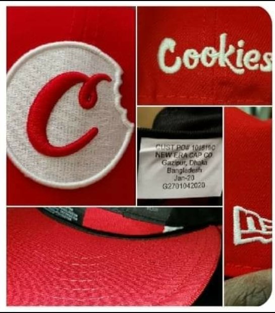Dank1TheVandal's tweet photo. Cookies Red C-Bite and Cookies wordmark in black/camo brim
@CookiesSF
#NationalHandmadeCookiesDay2022 #CookiesSF #C_Bite #customhat #size734 #AccessibleExcellence #NOSIDEPATCHGANG #WhyBeTrendyWhenYouCanSetTheTrend https://t.co/T3uNEG8mZT