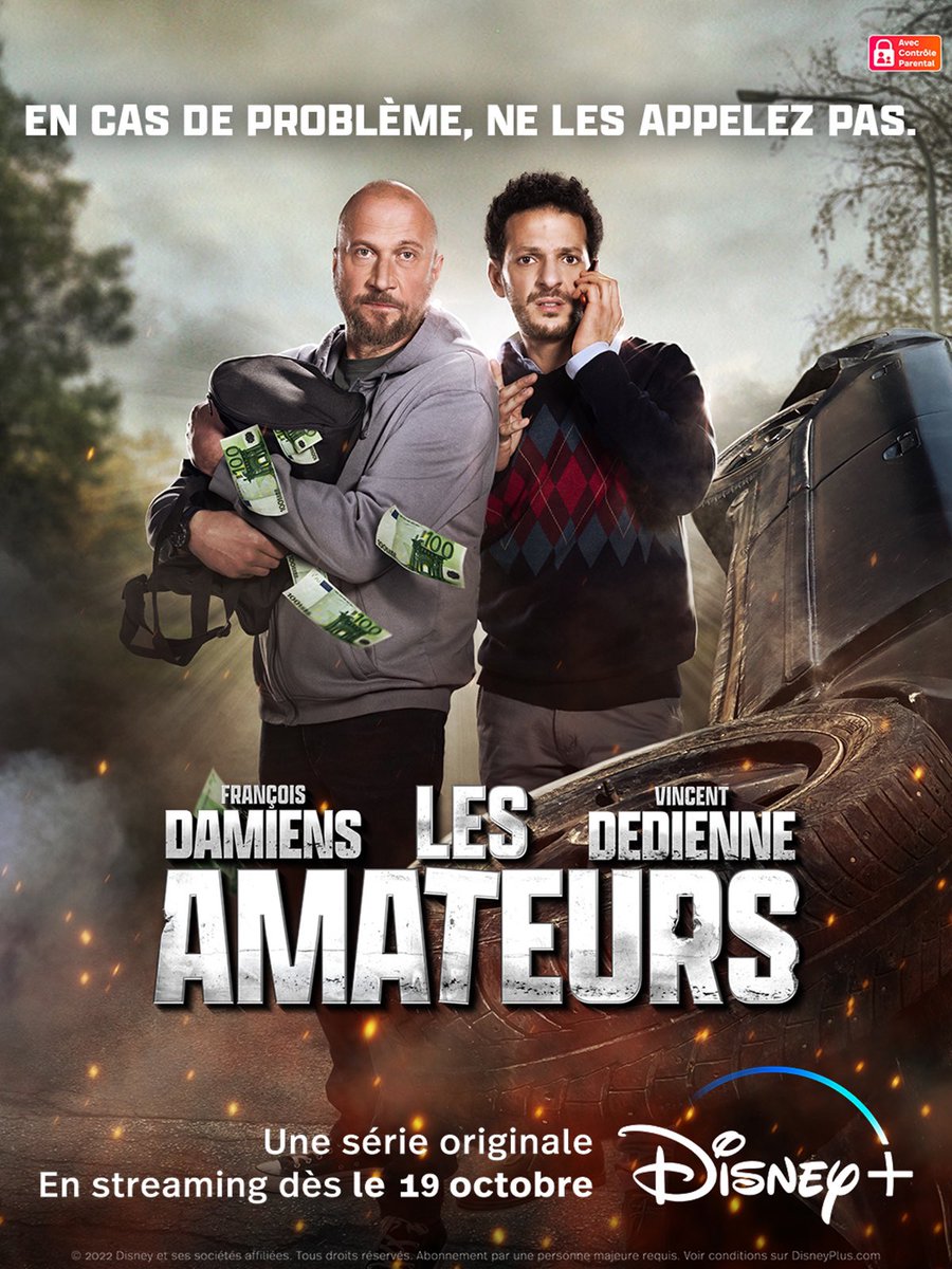 Vincent Dedienne et François Damiens dans #LesAmateurs <a href="/DisneyPlusFR/">Disney+ FR</a> dès le 19 octobre
