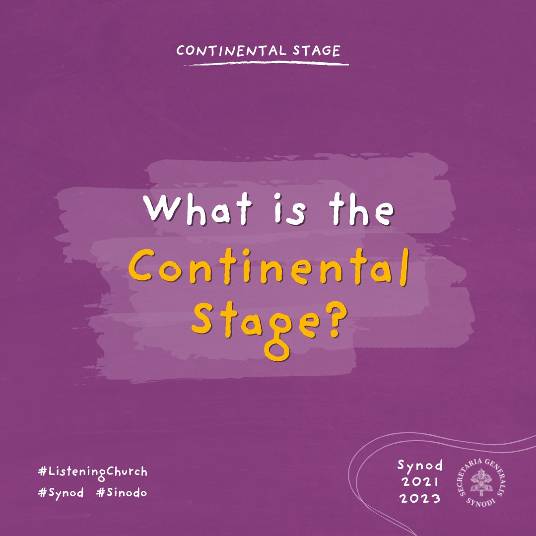 Synod_va's tweet photo. What is the Continental Stage? Click on the link to check out some other resources to understand the phase we are living:
👉https://t.co/ZXqFxc94xk
#ListeningChurch #Synod #Sinodo https://t.co/CPF6aRuRIa