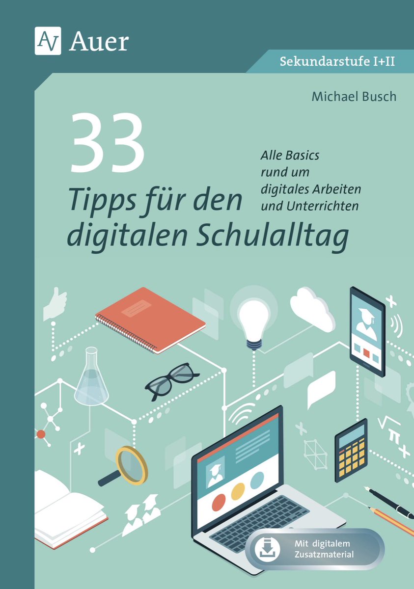 michabusch007's tweet photo. Mein neues Buch „33 Tipps für den digitalen Schulalltag“ erscheint im Januar. Es ist als Grundlagen-Ratgeber gedacht für Lehrende, die sich mit den neuen Herausforderungen im Lehrberuf auseinandersetzen wollen. Vorbestellung möglich 👉 https://t.co/cxaMd43Dpj #twlz #33Tipps https://t.co/OSDbaHKJFN