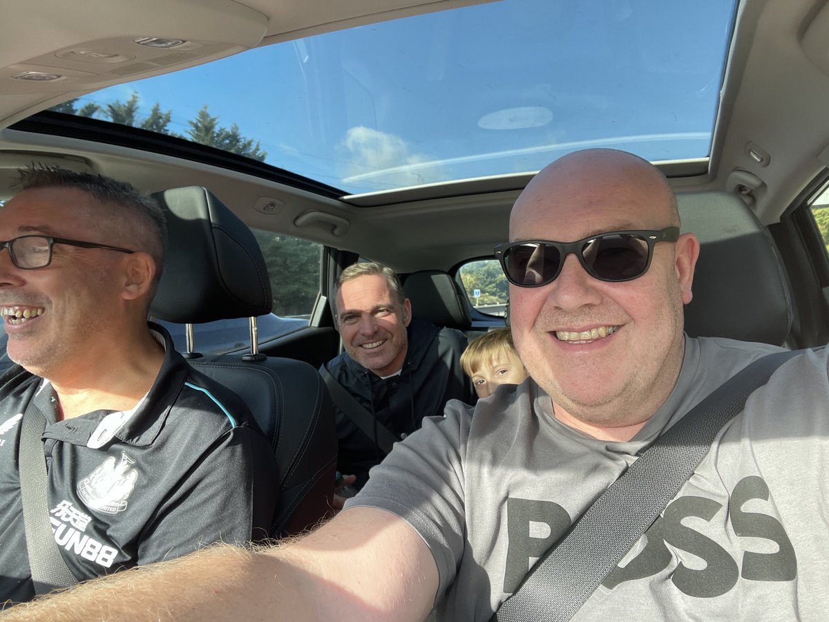 Ian1ao's tweet photo. Planes, trains, automobiles- no latest what they throw at us we’ll make it to the football on time - #NUFC #whattrainstrike https://t.co/9G0ybZyTAm