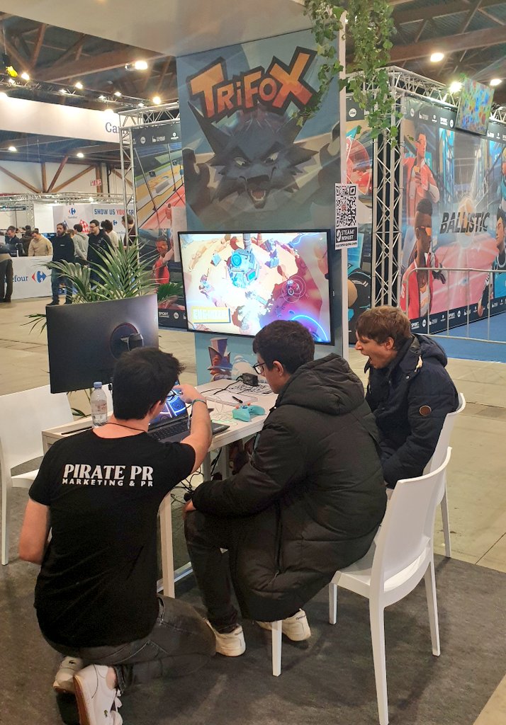 pr_pirate's tweet image. If you&apos;re at @GameForceBE, be sure to come check out the awesome Belgian Games on offer! 

🖤 @TrifoxGame by @GlowfishInt
💛 @maze_em by @SlappyInc 
❤ Forge Industry by @BitemeGames