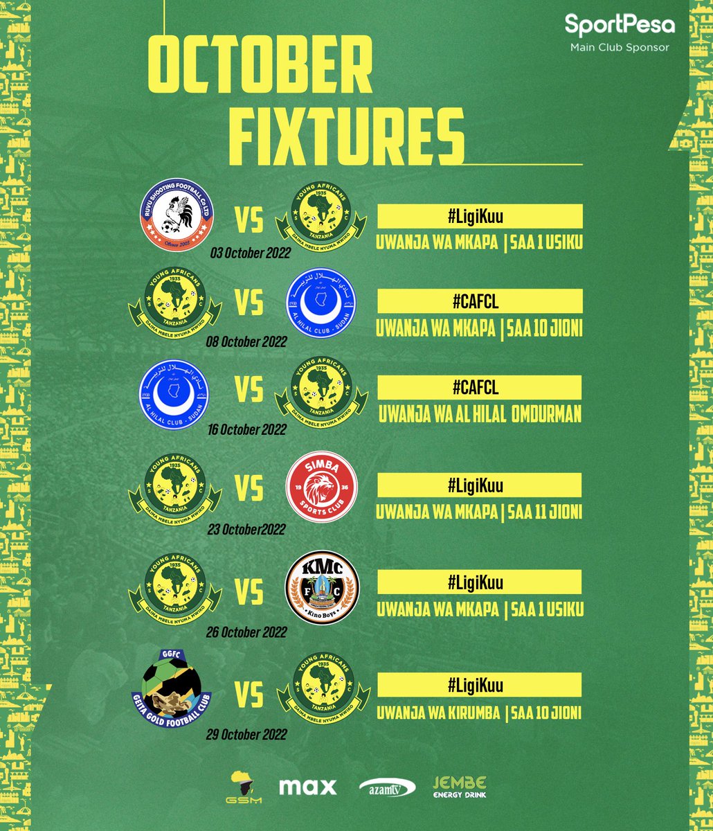 KateNduta_'s tweet photo. We need to stick to our plan and make sure that we get a positive result in every match!!

This October will be a month to remember, Iwe Jua Iwe Mvua nothing will stop us🔥💪

Retweet until it reaches everyone

THE CLUB ABOVE ALL✅🔰 @YangaEnglish https://t.co/pci3IIkNCZ