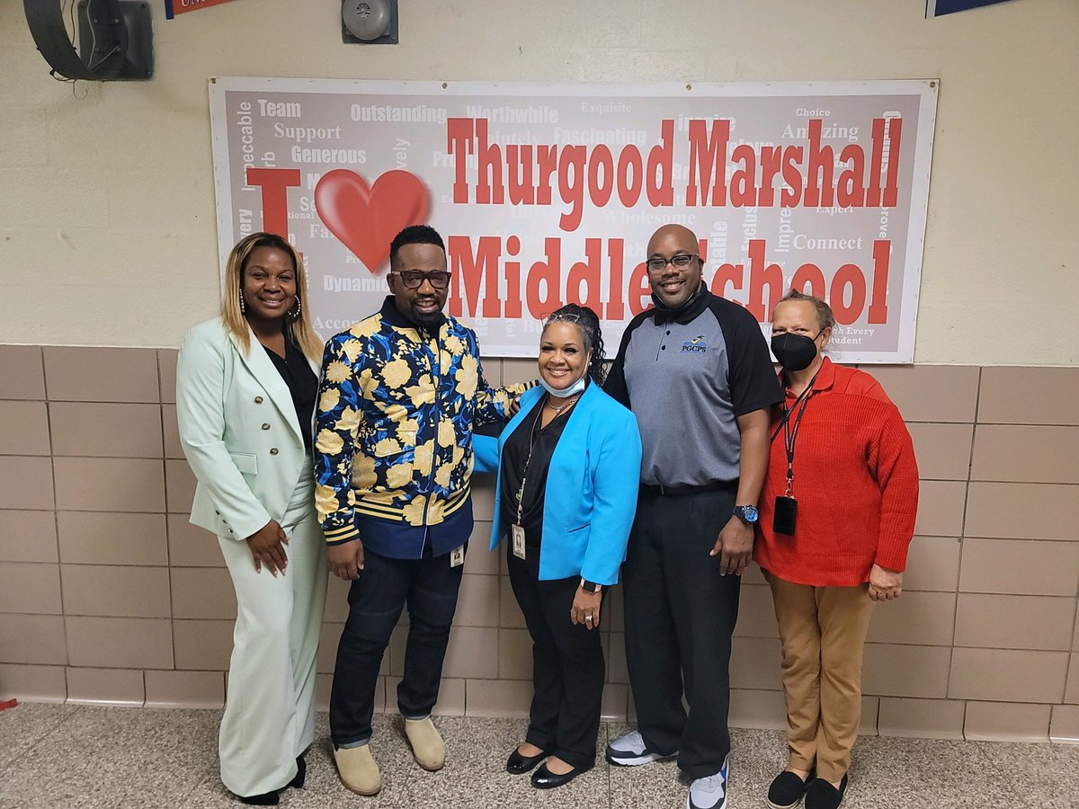 tmarshallms's tweet photo. Thank you to Central Office and the team and pricipals of Allenwood ES, J. Frank Dent, and Crossland HS.

Thurgood Marshall RELA LEARNING WALK https://t.co/zJjaEMADAQ