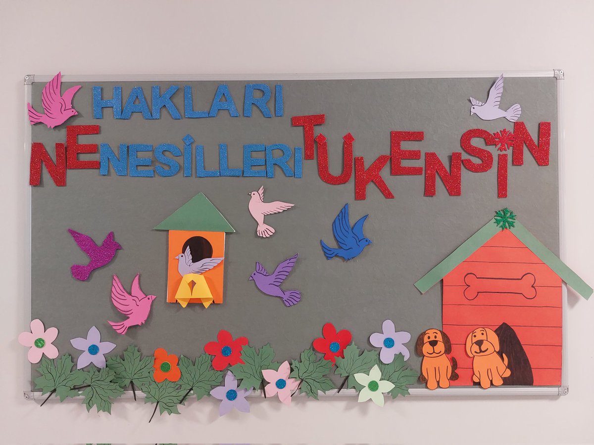 "İnsan ruhunun bir parçası hayvan sevgisini tadana kadar uyanmaz." 
4 Ekim Hayvanları Koruma Günü Türkçe panomuz hazır.✌️