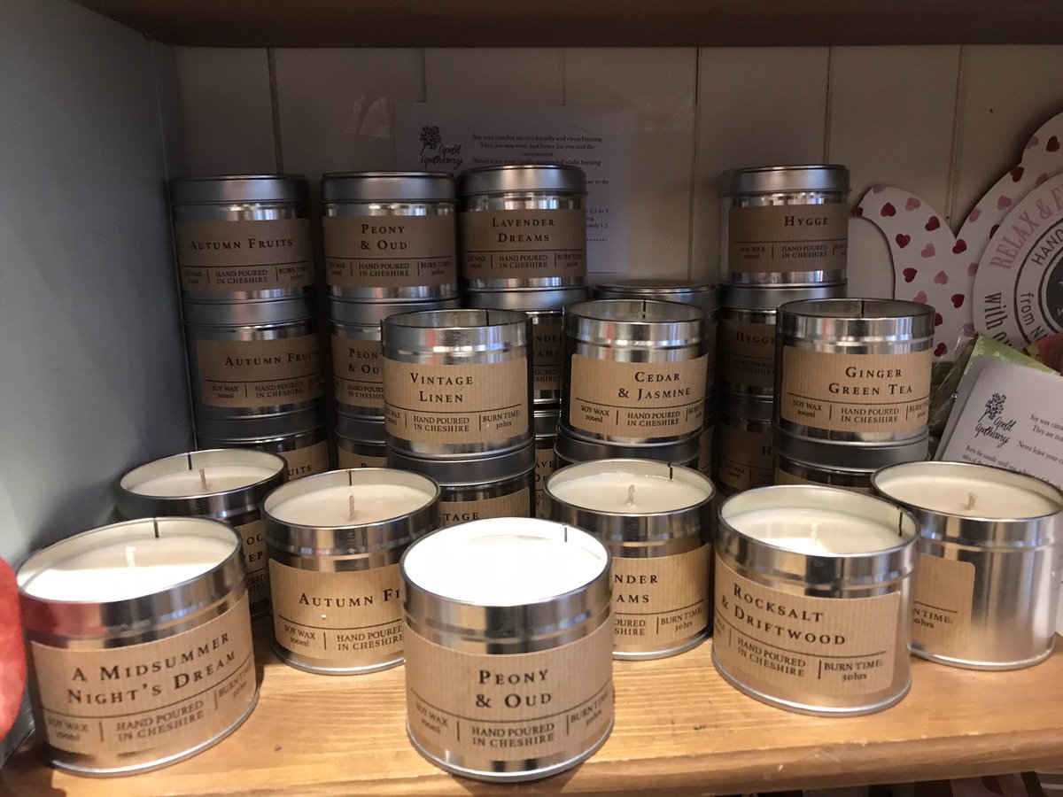 #FullyRestocked - super happy to have this range of fantastic #SoyWax candles back from @apoldapothecary #BishyRoadShopping