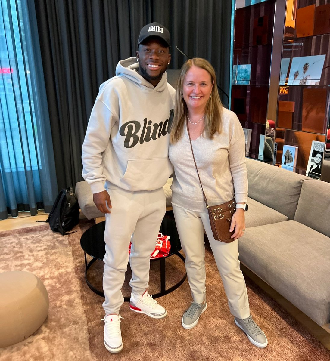 Totally starstruck🤩! 

This week I had the chance to meet up with <a href="/AlphonsoDavies/">Alphonso Davies</a>, <a href="/BMO/">BMO</a>'s official soccer ambassador, while travelling in Germany! In addition to being an outstanding athlete, he's an engaging young man who inspires so many.
