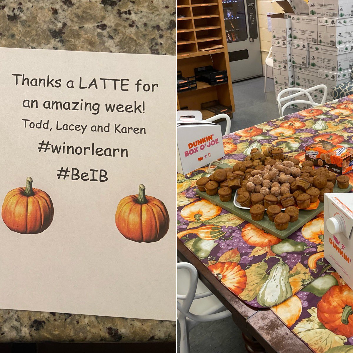 WCESCougarAACPS's tweet photo. Friday treat to celebrate the hard work of our colleagues! @aacps_ib #AACPSAwesome https://t.co/ZcNxNG5Kj4