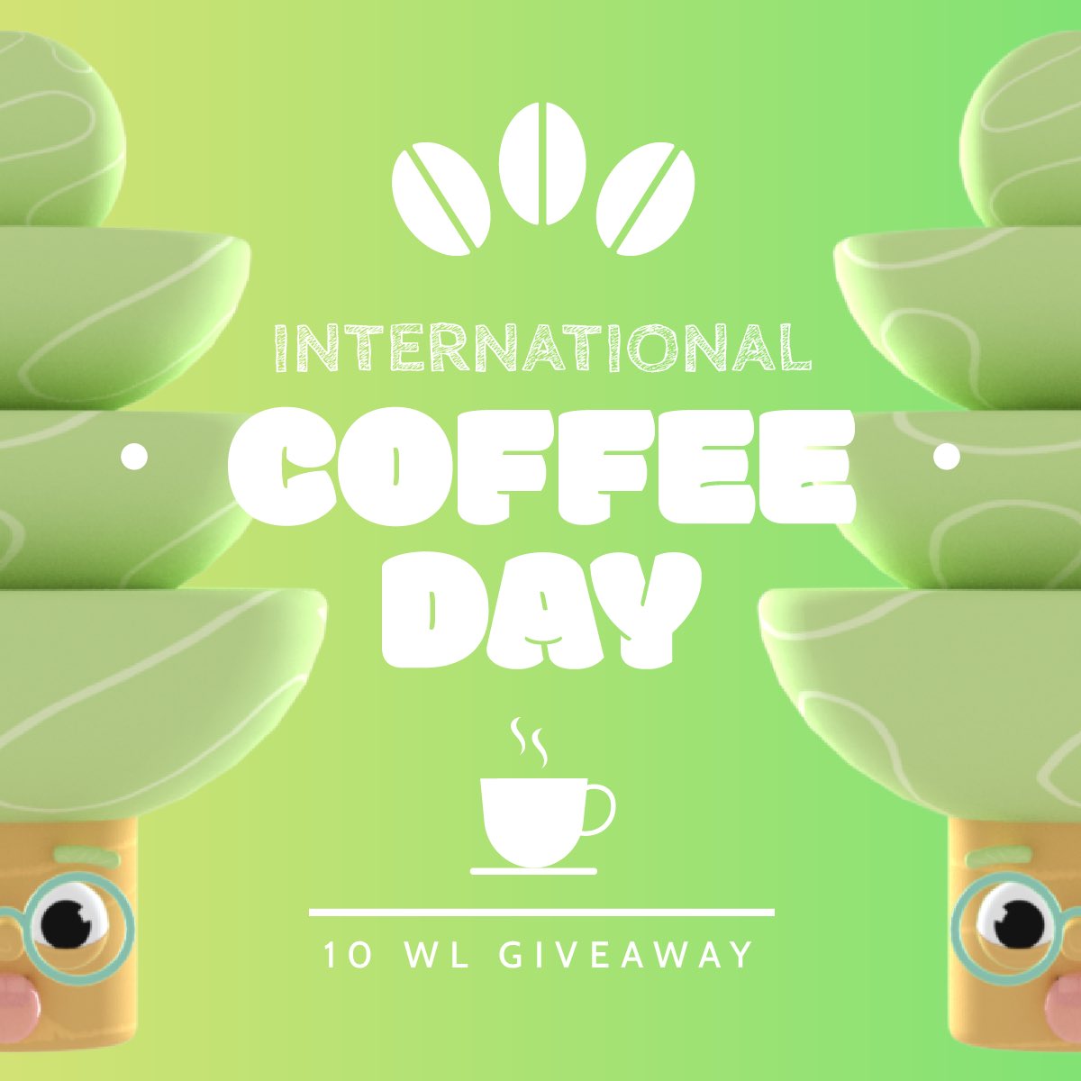 MrTree_NFT's tweet photo. ☕️ Happy international #CoffeeDay ☕️

To celebrate we are giving away 🔟 WL spots

Follow, like, RT any interaction will be considered 💚 🔁

#NFTs #NFTCommmunity #1ottobre #1stOctober #Solana #Crypto https://t.co/raIsotIoRB