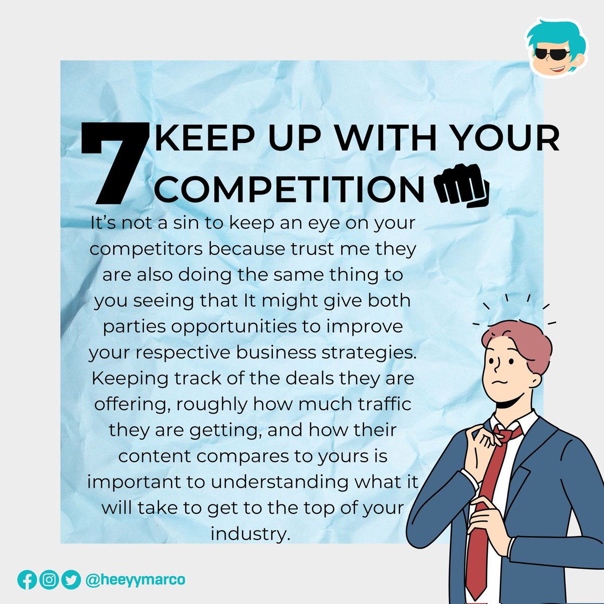 heeyymarco's tweet image. (2/2) Here are the 7 hacks that would change your approach to your marketing strategy. 
Follow for more!

#HeyMarco
#HeyMarContent
#DigitalMarketing