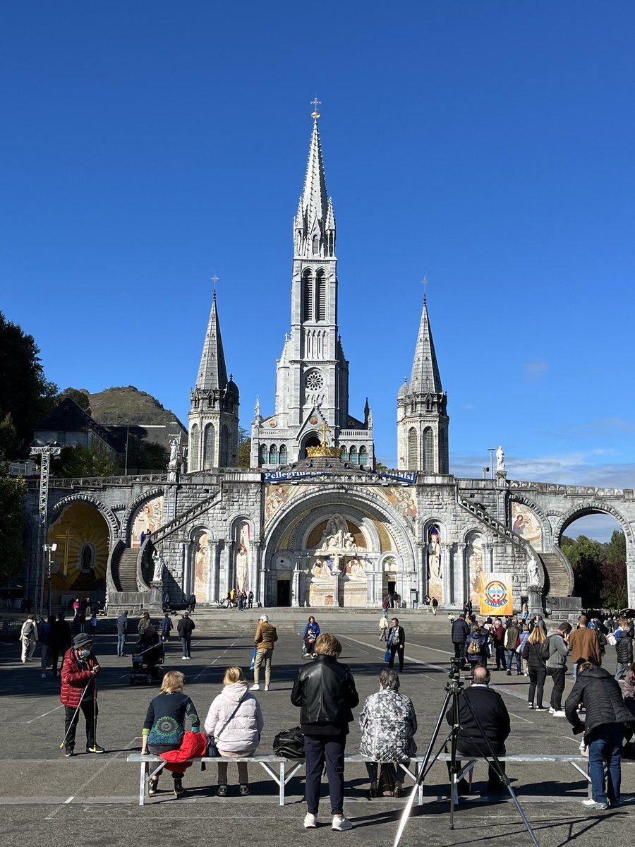Getting ready to head home from a wonderful pilgrimage to #Lourdes So appropriate to be doing so at the start of October, month of #Mission and month of the #HolyRosary