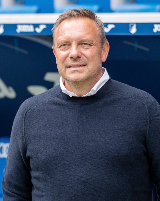 HoffenheimU's tweet photo. Very much gone under the radar how good this man is doing, changing us into a controlled attacking team bit different from the last couple of years 👏 🔵⚪ #TSG https://t.co/TDnHYvshTH