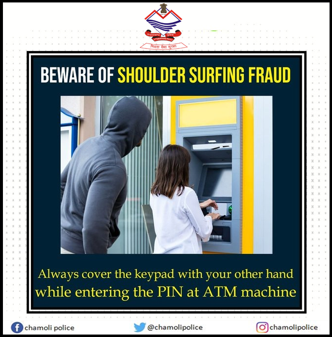 chamolipolice's tweet photo. #cybersafetytips
#StayAlertToStaySafe
#ATMsafetytips
@uttarakhandcops 
@garhwalrange https://t.co/H50Oc1bCnx
