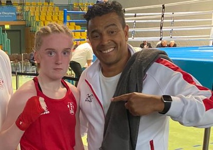 BRANDENBURG CUP RESULT 🥊

Under 57kg - <a href="/EmilyWh1tworth/">Emily Whitworth</a> (England🏴󠁧󠁢󠁥󠁮󠁧󠁿) lost to Marie Al-Ahmadieh (Canada 🇨🇦) by a split decision👊

Unlucky, Emily... well boxed 👏

#TeamEngland #EnglandBoxing #BrandenburgCup