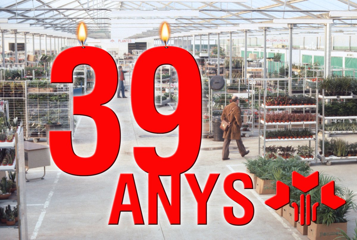 I avui estem d’aniversari! El Mercat de Flor i Planta Ornamental de Catalunya ja tenim 39 anys! Toca felicitar-nos tots plegats!
I és que era un 1 d’octubre, d’allà l’any 1983, que celebràvem oficialment el nostre primer mercat de venda. #mercatdefloriplanta #aniversari #birthday