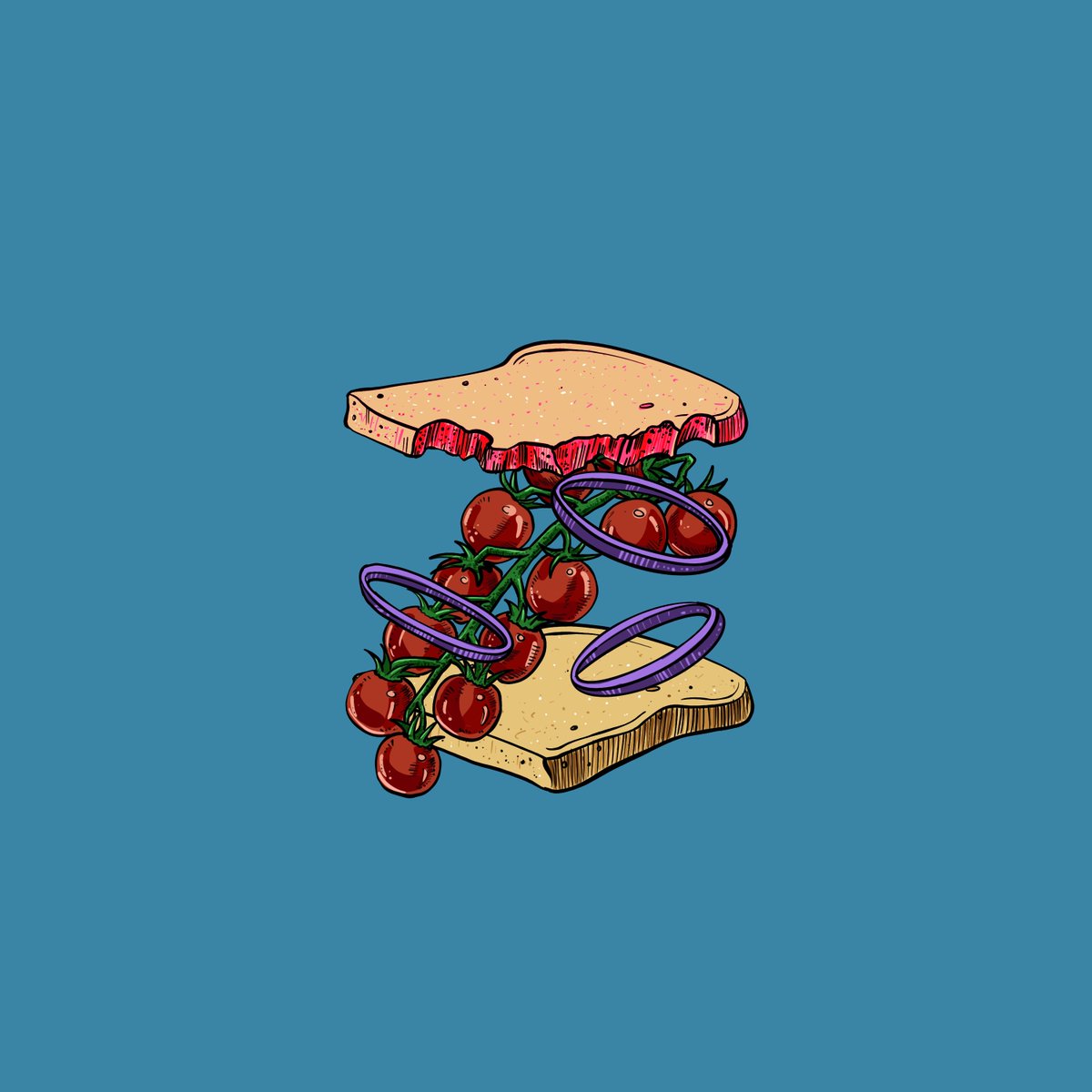 Cryptobrunch1's tweet photo. Check out our #sandwichoftheweek with some onions and tomatoes.

If you fancy it just head to our sandwich bar where you can purchase a wide variety of NFT's such as this one.

10% of the price goes to charity to Unicef.

https://t.co/LPyKuQR5CZ

Stay fresh! https://t.co/mW8h6l6HEe