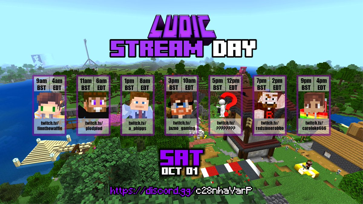LudicSmp's tweet photo. What's this?? It's a PlodPlod, starting his first stream from Ludic RIGHT NOW! Go there!
https://t.co/nmdEJrENKr https://t.co/ANi9yZ1jl1