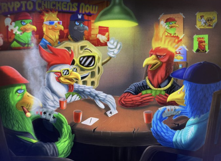chickens_now's tweet image. @joerogan, We heard you! 😉
youtube.com/shorts/gnPWlKR…

We definitely agree...  #getchickens! 🐔
If you can't eat them, join them. 😂
If you can't join them, #Mint them! 😋

Get them here - cryptochickensnow.com
#NFTcommunitiy #NFTartist #getchickens #mintchickens #chickenmas