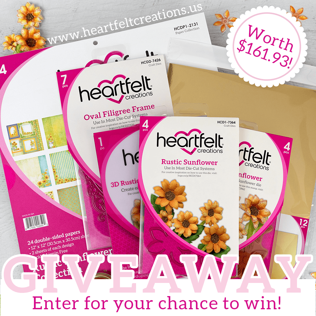 HCemmalou's tweet photo. Celebrate #nationalcardmakingday with us and enter for a chance to win over $160 of crafty stash! Click here now but hurry it ends 11:59pm EST 2nd October 2022 https://t.co/ie3VtYtYBA #heartfeltcreations #cardmaking #ncmd #giveaway #papercrafting #papercrafts https://t.co/Yx9OEOCjwS