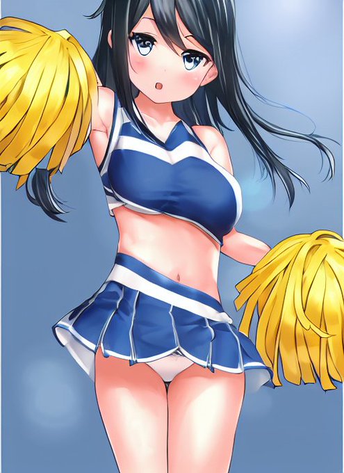 朝潮「これで、司令官代理を応援すればいいんですか……?
--え?司令官代理本人ではなく、その……お、おちんちんを……?な、何を仰っているんですか!?」 