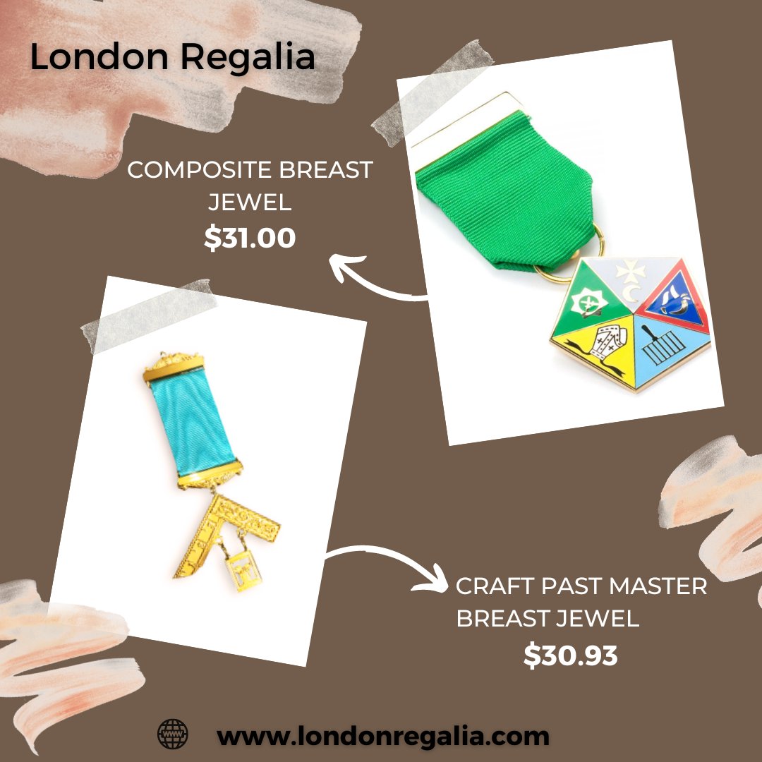 londonregalia.com
#masonicgallery #grandlodgeofengland #brotherhood #truth #wisdom #strength #beauty #masoniclife #brother #temple
#masoniclodge #alliedmasonicdegree #masonicjewels #masonicsupplies #onlineshoppingusa #masonicusa