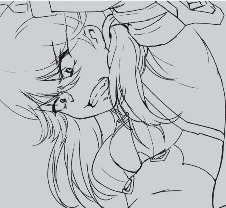 やっぱこういう表情は描いてて楽しいっすね 