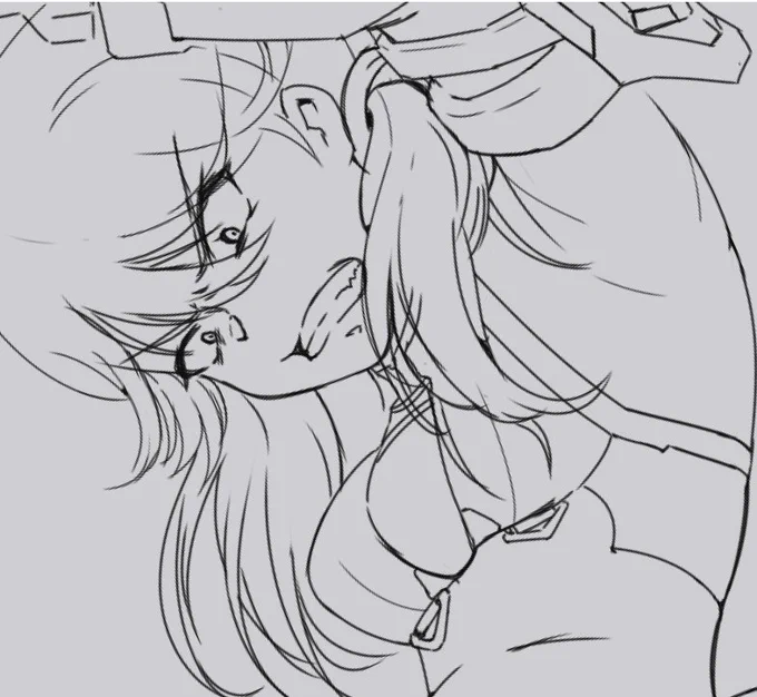 やっぱこういう表情は描いてて楽しいっすね 