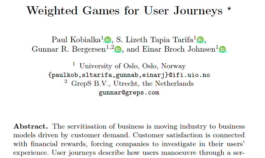 Smart Journey Mining project (@sjm_project) on Twitter photo Great news: best paper award to Paul Kobialka, Lizeth <a href="/sltarifa/">Lizeth Tapia</a>, Gunnar and Einar <a href="/ebjohnsen/">Einar Broch Johnsen</a> at the #SEFM2022 conference. Congratulations!! Read the paper here: ebjohnsen.org/publication/22… Great news: best paper award to Paul Kobialka, Lizeth <a href="/sltarifa/">Lizeth Tapia</a>, Gunnar and Einar <a href="/ebjohnsen/">Einar Broch Johnsen</a> at the #SEFM2022 conference. Congratulations!! Read the paper here: ebjohnsen.org/publication/22…