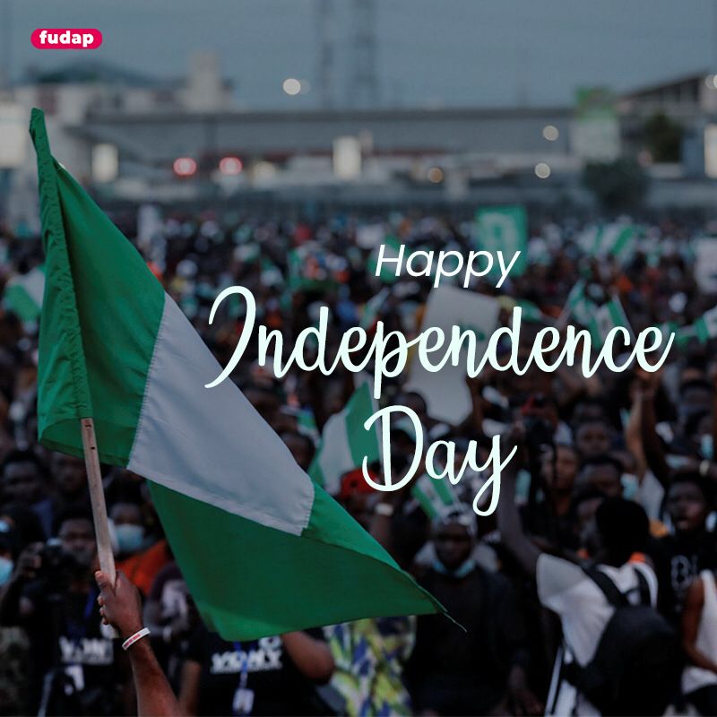 FudapNG's tweet photo. Happy Independence Day Nigeria. 🇳🇬♥️

#NigeriaAt62 #fudapng #fudap https://t.co/muCUL3gUgr