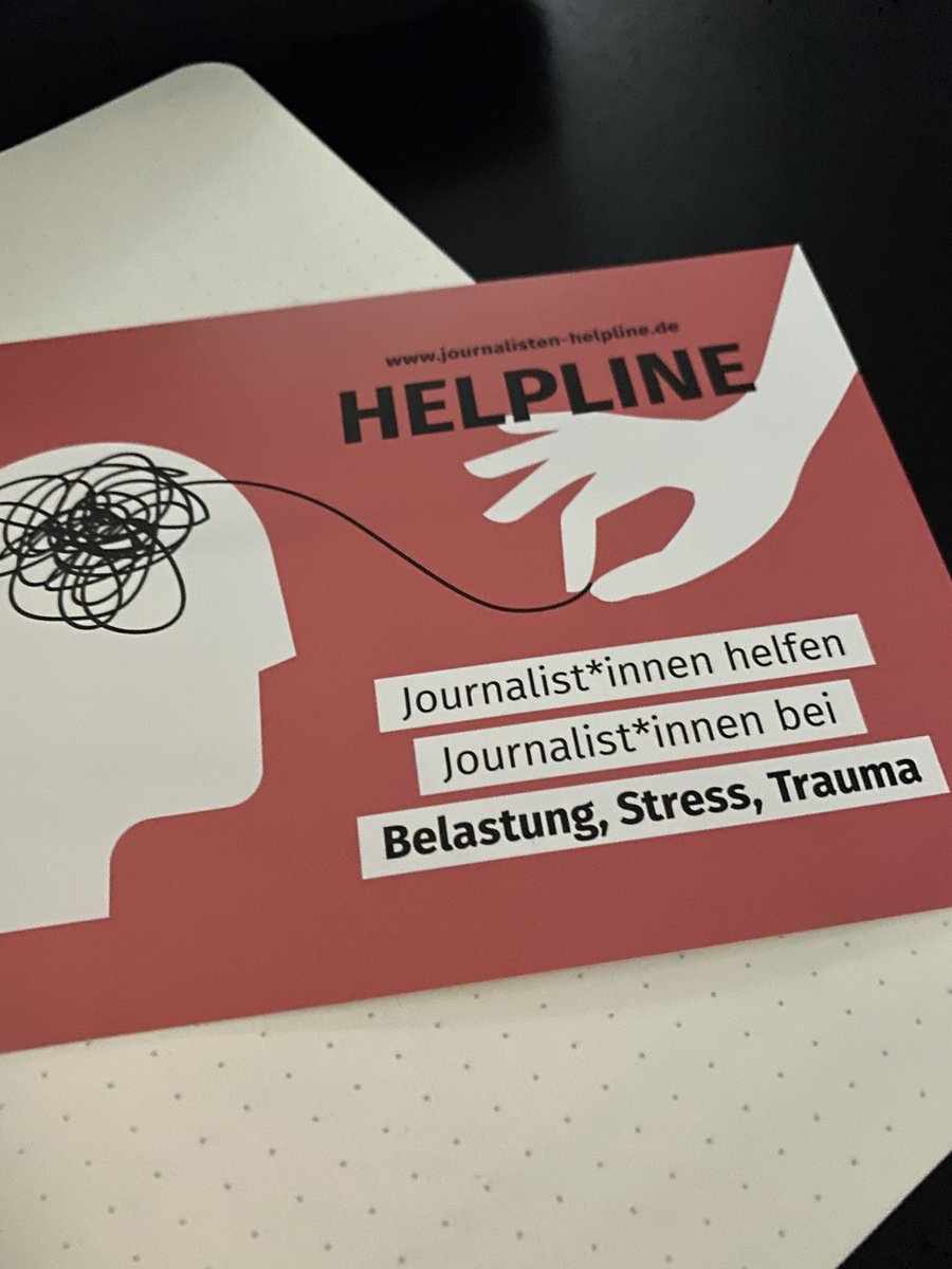 Bei #nr22 vorgestellt: ⁦<a href="/nrecherche/">Netzwerk Recherche</a>⁩ und ⁦@DartCenter⁩ richten Helpline ein #MentalHealthMatters. Mehr Infos: Journalisten-helpline.de