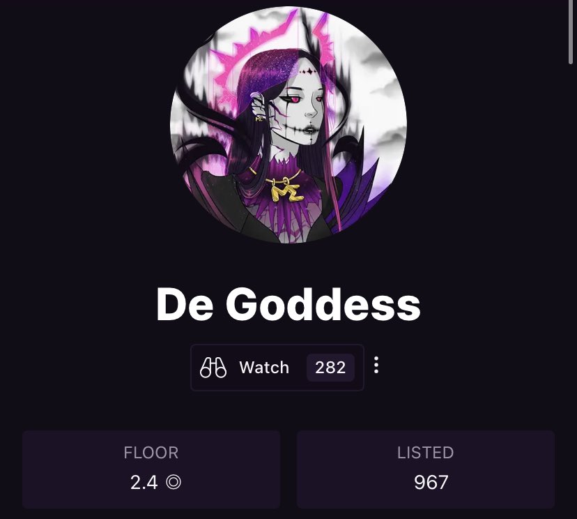 Giving away 4x De Goddess NFTs 💃🏻

Current floor is 2.4 $SOL 👀

Like, Follow &amp; RT ~ 24 hours ⏰