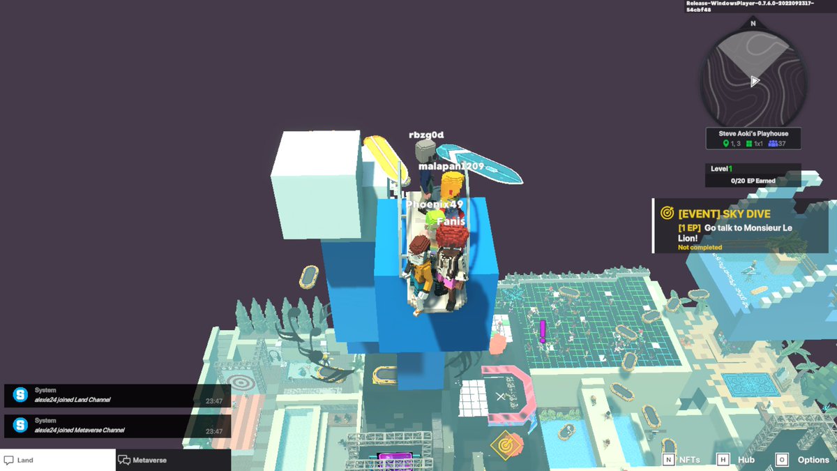 Tulip0183's tweet photo. @TheSandboxGame @steveaoki I just participated in the #SandboxAlphaS3Giveaway for a chance to win 500 SAND! Found the high diving board in @steveaoki's Playhouse, check out my screenshot below!
👇 https://t.co/hvqFUpzGT5