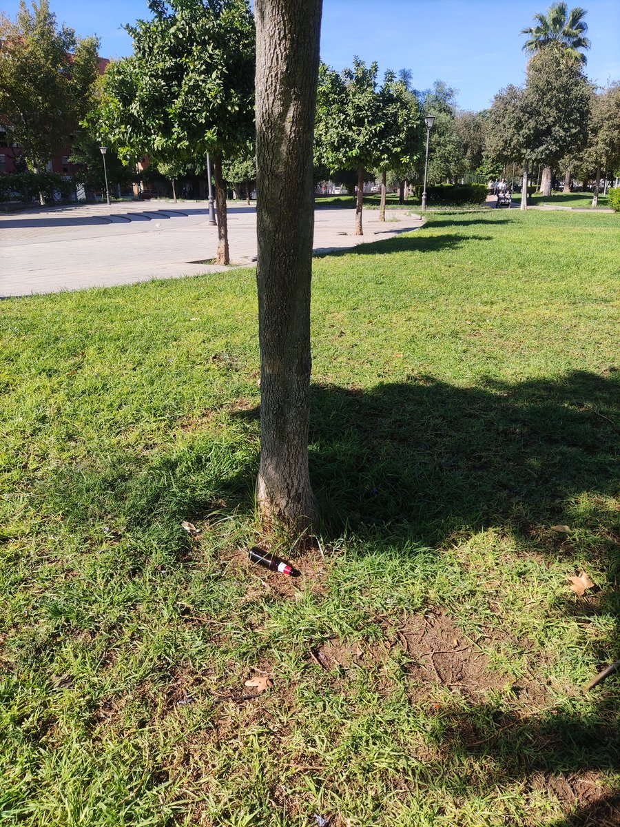 anakelasr's tweet photo. @Ayto_Sevilla @LipasamSevilla @antoniomunozsev @SevillaCivica @SevillaSucia esto (y más) ocurre todos los días en el parque de Los Perdigones. Todos los días aparecen asentamientos y basura que no se recogen. Y se asean en la fuente de uso público. #SevillaSucia https://t.co/NozAjtSAQc