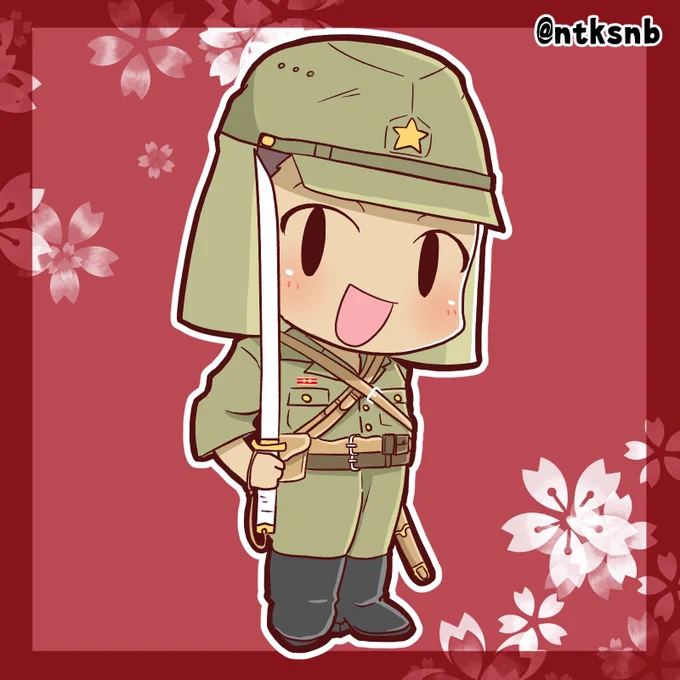 軍服の日、私も遅れたけどおびんじょします。再掲で申し訳なす〜。