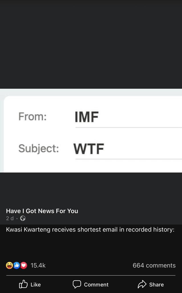 joydip_mit's tweet photo. Kwasi Karteng receives shortest email in recorded history. #poundcrash #minibudget2022 https://t.co/rdg2CAEH0k