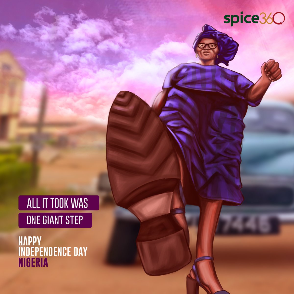 Spice360City's tweet photo. #NigeriaAt62 https://t.co/J2DENm5Jx0