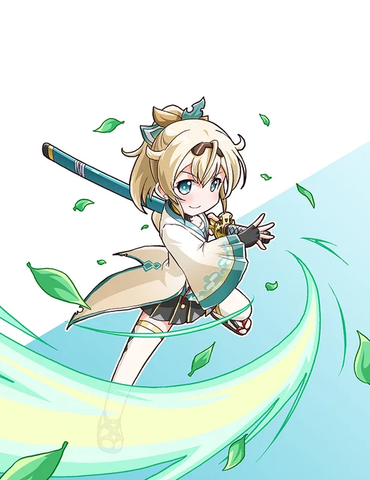 チャキ丸(チャキは半角)っていう刀の銘がツボ。半角指定てw#いろはにも絵を #風真いろは 