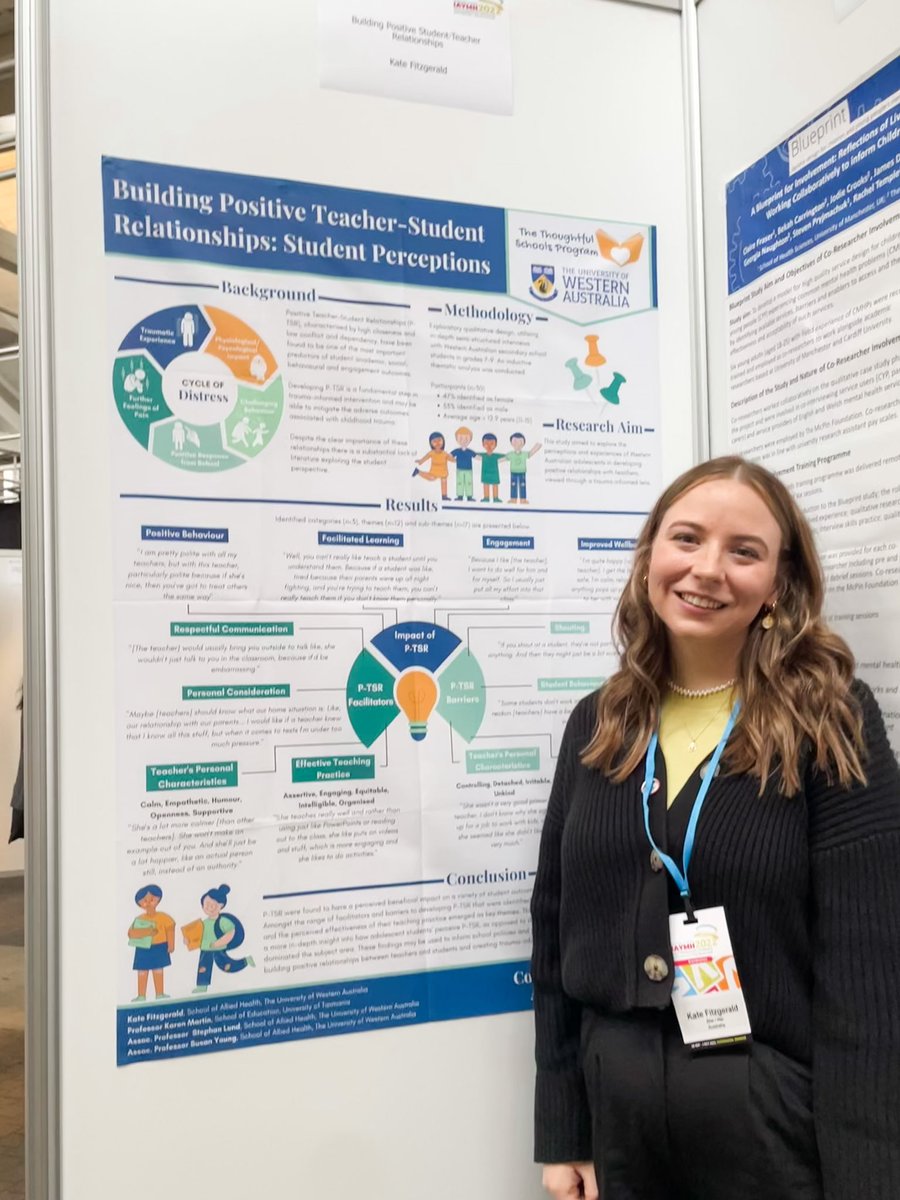 So grateful for the opportunity to share our research looking at student perceptions of building positive teacher-student relationships at #iaymh2022 in Copenhagen! <a href="/Thoughtfulsch/">Thoughtful Schools</a> @karenemmartin <a href="/stef68/">Dr Stephan Lund</a> <a href="/AngelaGazey/">Angela Gazey</a> <a href="/UWA_SAH/">UWA School of Health and Clinical Sciences</a> <a href="/UWAresearch/">UWA Research</a> <a href="/iaymh/">IAYMH</a>