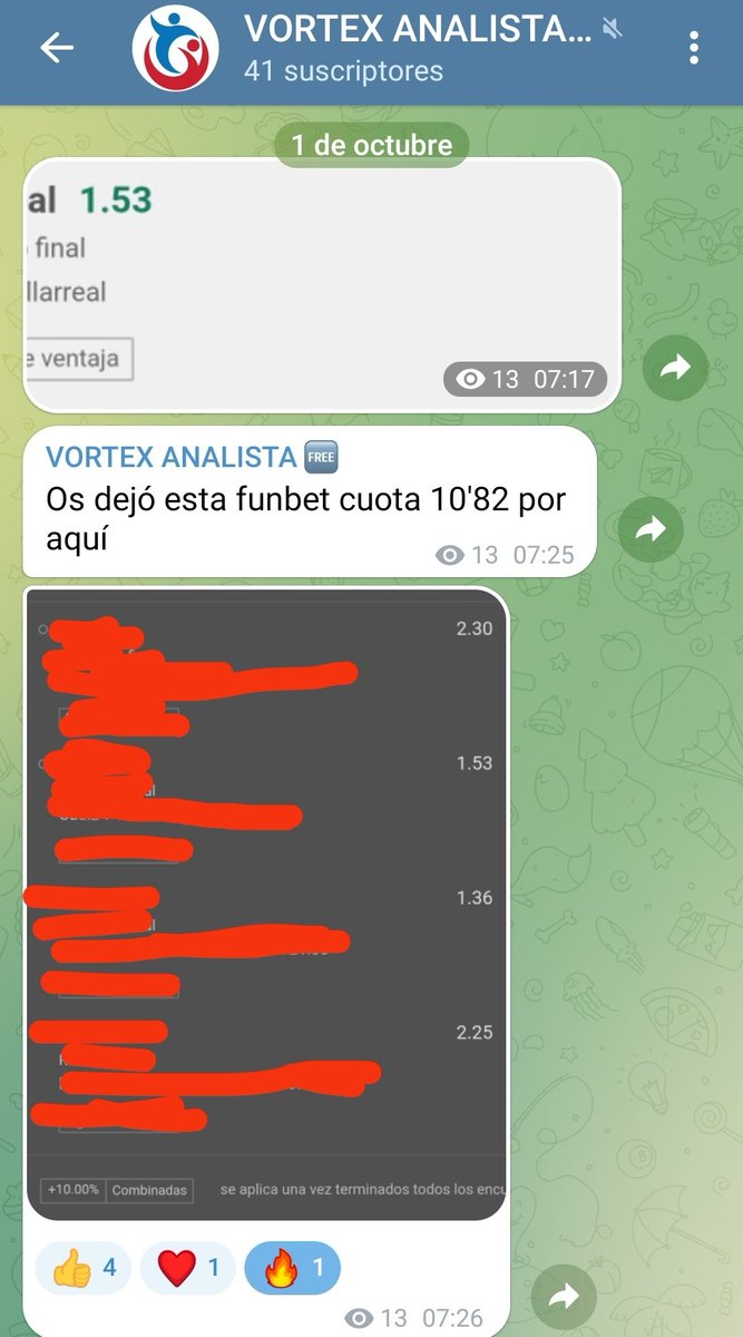 Cuota 10,82 en nuestro canal de telegram!! Comenzamos un nuevo mes con mucho hambre ✅✅✅

Síguenos en Telegram y ganemos dinero juntos 🌟🌟🌟

t.me/vortexapuestas