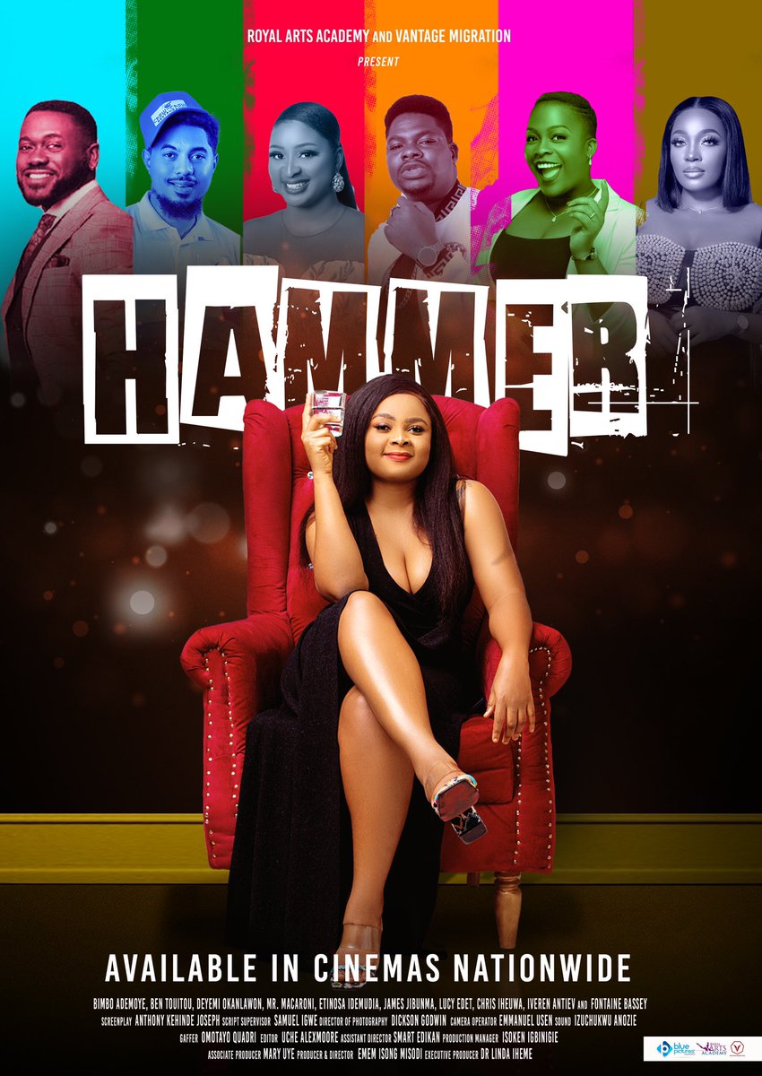 HammerTheMovie_'s tweet photo. #HAMMER - #1 EDUCATIONAL MOVIE IN NIGERIA

If you haven't seen #HammerTheMovie, hurry now! Visit a cinema near you this weekend before it's too late!
#IndependenceDay2022 #JAPA #studyabroad Aisha Buhari Fraysexual #LagosRally #October1st #vantagemigration #Trending #Nollywood https://t.co/NaWw7kJGx4