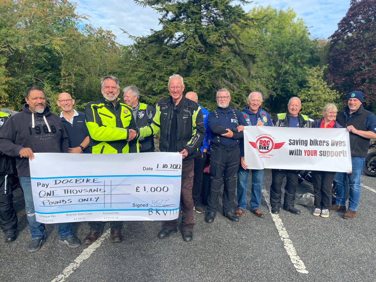 DocBike_Devon (@docbike_devon) on Twitter photo Huge thanks to the Blue Knights Devon for this incredible donation which will help equip us save motorcyclists lives through engagement, prevention and training <a href="/DocBikeUK/">DocBike UK</a> Huge thanks to the Blue Knights Devon for this incredible donation which will help equip us save motorcyclists lives through engagement, prevention and training <a href="/DocBikeUK/">DocBike UK</a>
