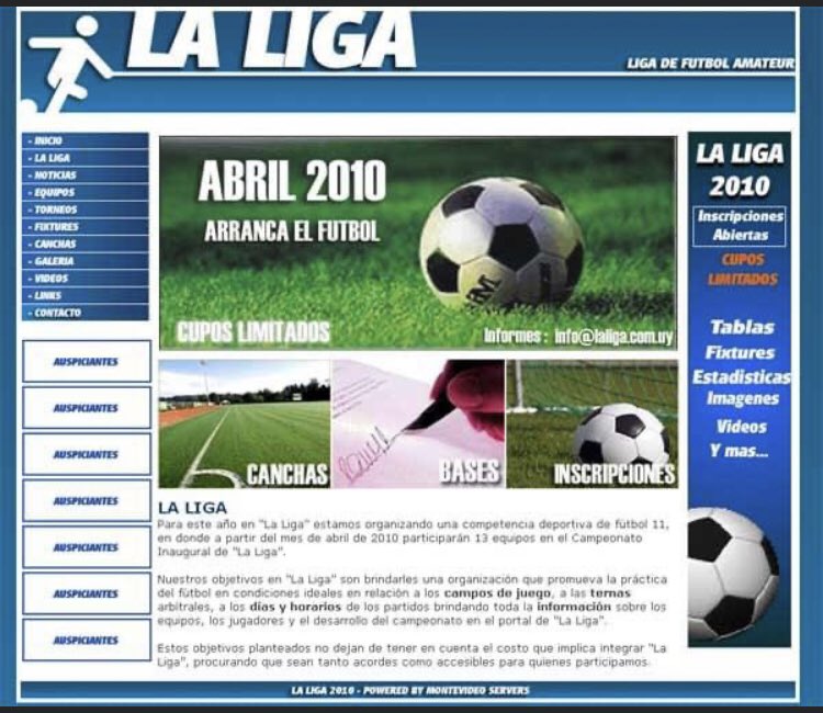 Feliz aniversario <a href="/LIGA_MVD/">LIGA MVD</a> 13años ya! Cambiamos el fútbol amateur…. 1/10/2009