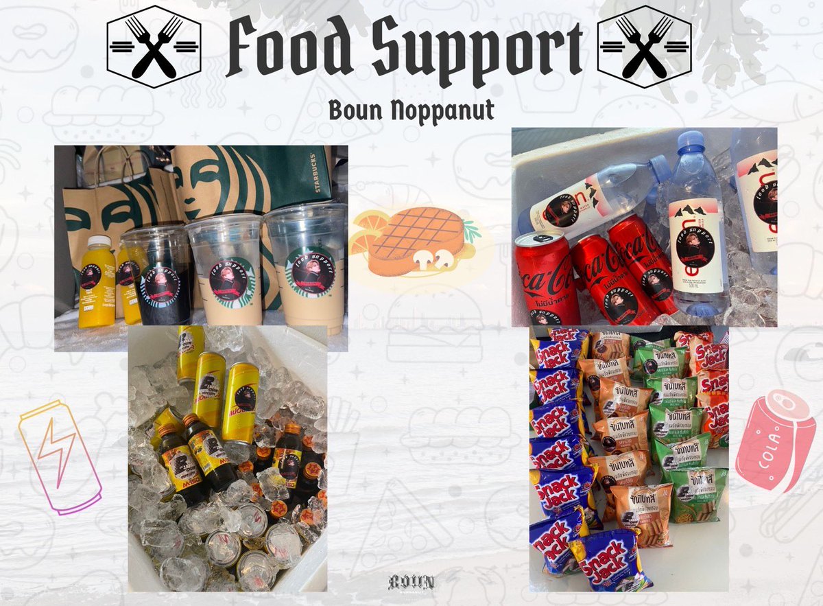 bb0un_official's tweet photo. 🥄 𝑩𝑩𝑶𝑼𝑵 𝑭𝑶𝑶𝑫 𝑺𝑼𝑷𝑷𝑶𝑹𝑻 🥄
#เชือกป่านQ8 

🍽️🍛🍕☕️🍭ขอขอบคุณทุกคนที่มาร่วมกันเติมพลังให้พี่บุ๋น และทีมงานนะคะ🍭☕️🍕🍛🍽️

#kitchen_bb0un 
#bb0un https://t.co/iszL9SfbEd